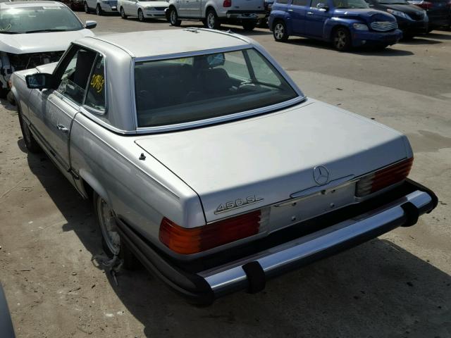 WDB10704412065661 - 1980 MERCEDES-BENZ 450 SL SILVER photo 3