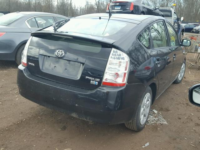 JTDKB20U573233107 - 2007 TOYOTA PRIUS BLACK photo 4