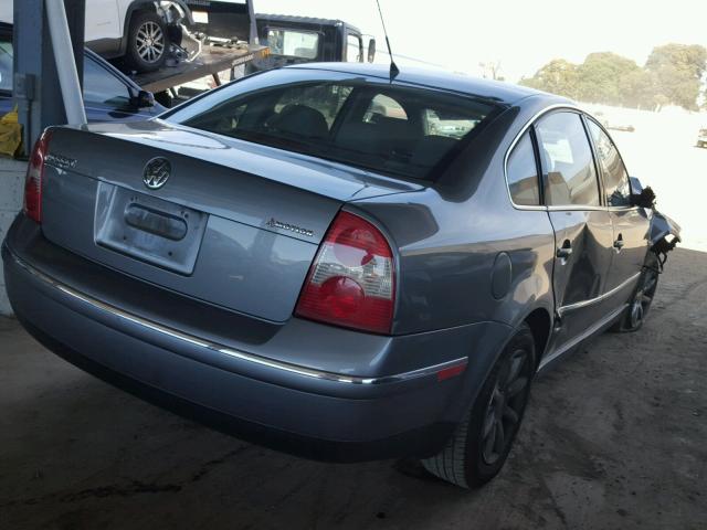 WVWPD63B44E279464 - 2004 VOLKSWAGEN PASSAT GLS GRAY photo 4