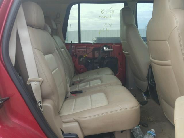 1FMFU18L23LC04168 - 2003 FORD EXPEDITION RED photo 6