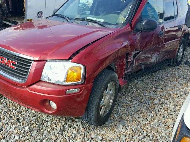 1GKES12S546180698 - 2004 GMC ENVOY XUV RED photo 9