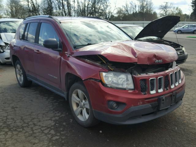 1C4NJDBB7CD583026 - 2012 JEEP COMPASS SP RED photo 1