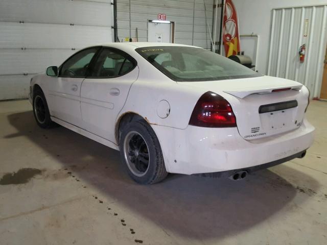 2G2WR524341261182 - 2004 PONTIAC GRAND PRIX WHITE photo 3