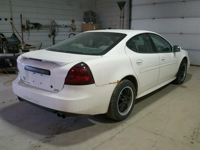 2G2WR524341261182 - 2004 PONTIAC GRAND PRIX WHITE photo 4
