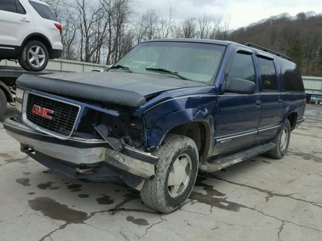 3GKFK16R9VG521774 - 1997 GMC SUBURBAN K BLUE photo 2