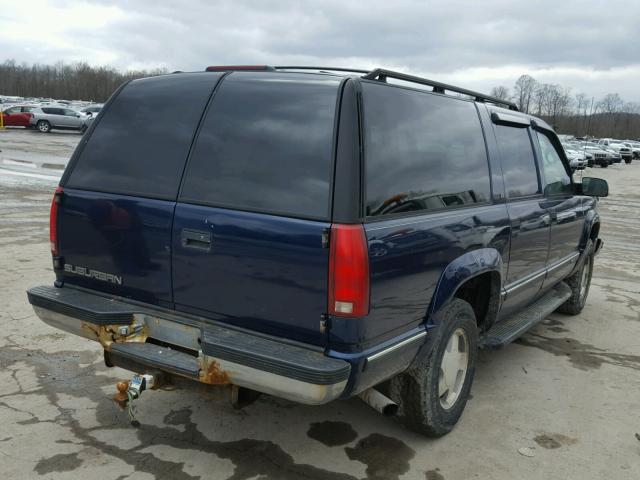 3GKFK16R9VG521774 - 1997 GMC SUBURBAN K BLUE photo 4