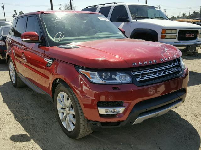 SALWR2VF4FA511456 - 2015 LAND ROVER RANGE ROVE RED photo 1