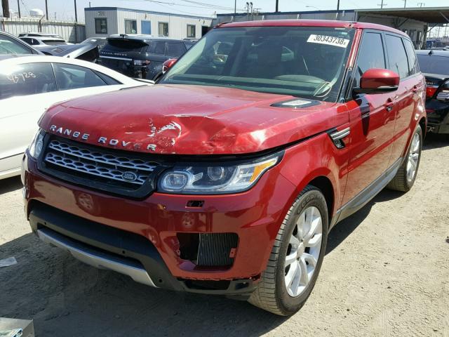 SALWR2VF4FA511456 - 2015 LAND ROVER RANGE ROVE RED photo 2