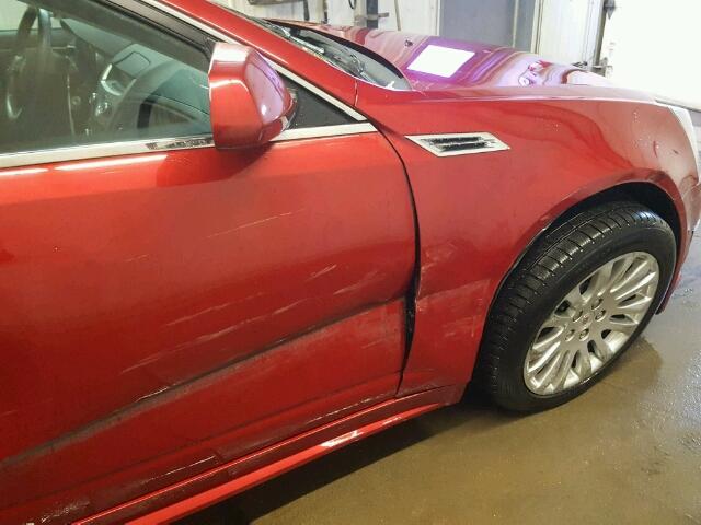 1G6DL5EV2A0120140 - 2010 CADILLAC CTS PERFOR RED photo 9