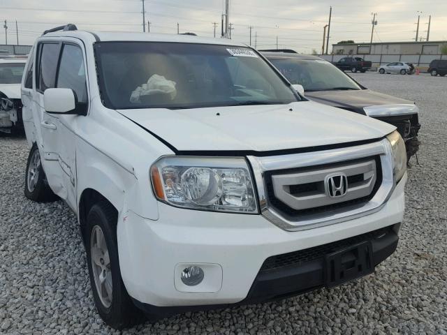 5FNYF3H41BB017341 - 2011 HONDA PILOT EX WHITE photo 1