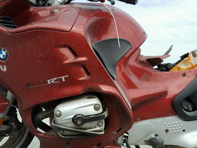 WB10499A34ZE91508 - 2004 BMW R1150 RT RED photo 7