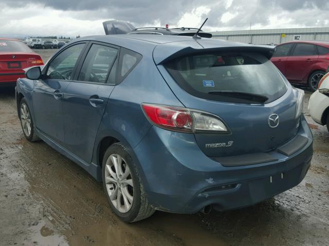 JM1BL1H63A1330337 - 2010 MAZDA 3 S BLUE photo 3