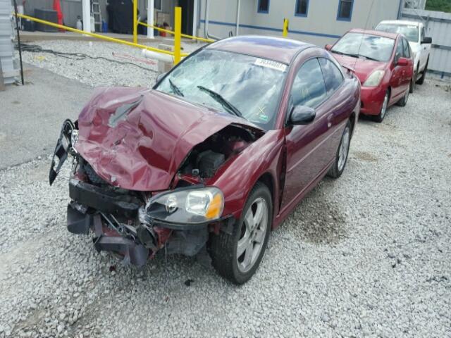 4B3AG52H73E211400 - 2003 DODGE STRATUS R/ BURGUNDY photo 2