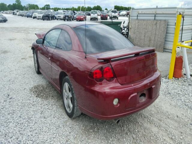 4B3AG52H73E211400 - 2003 DODGE STRATUS R/ BURGUNDY photo 3