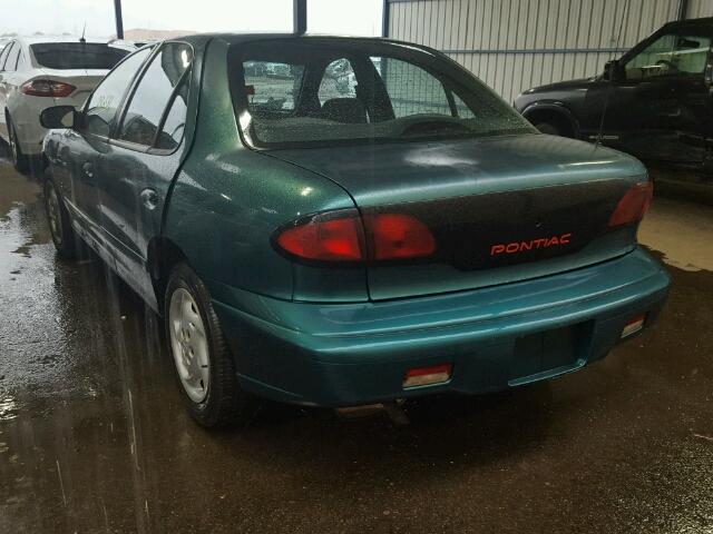 1G2JB5248W7537571 - 1998 PONTIAC SUNFIRE SE GREEN photo 3