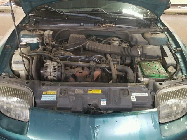 1G2JB5248W7537571 - 1998 PONTIAC SUNFIRE SE GREEN photo 7