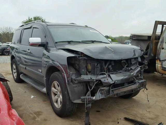 5N1BA08D08N614733 - 2008 NISSAN ARMADA SE GRAY photo 1