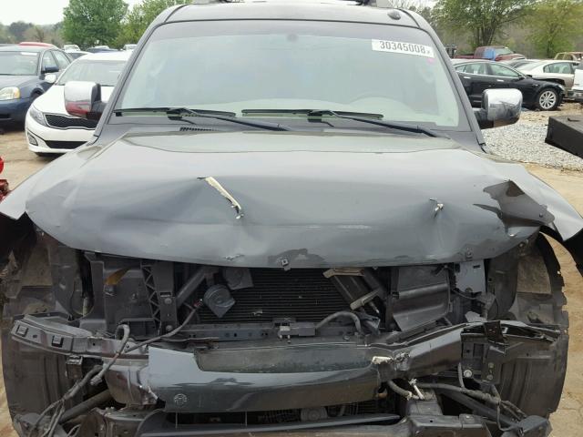 5N1BA08D08N614733 - 2008 NISSAN ARMADA SE GRAY photo 7