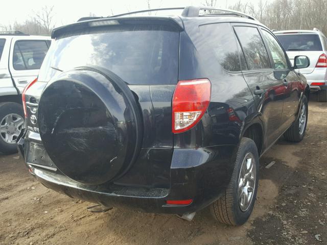 JTMZD33V576041302 - 2007 TOYOTA RAV4 BLACK photo 4