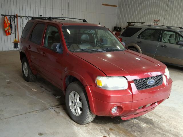 1FMYU04126KA11410 - 2006 FORD ESCAPE LIM RED photo 1