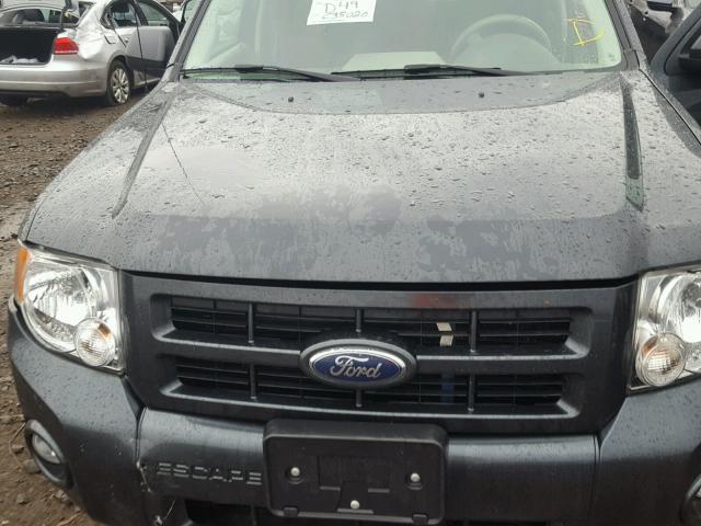 1FMCU59359KC35020 - 2009 FORD ESCAPE HYB BLUE photo 7