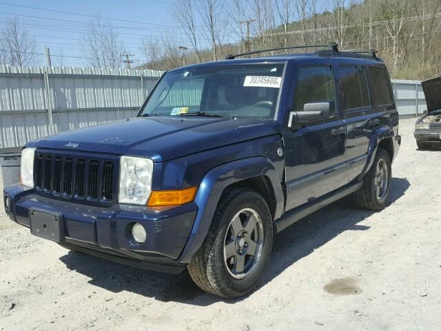 1J8HG48N96C129764 - 2006 JEEP COMMANDER ლურჯი ფოტო 2