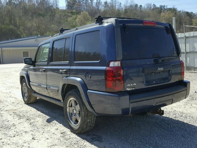 1J8HG48N96C129764 - 2006 JEEP COMMANDER ლურჯი ფოტო 3