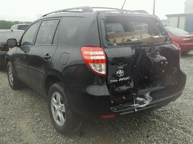 2T3ZF4DV8AW051942 - 2010 TOYOTA RAV4 BLACK photo 3