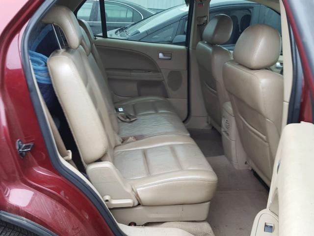 1FMDK06115GA66031 - 2005 FORD FREESTYLE RED photo 6