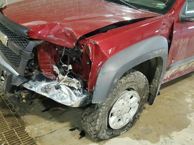 1GCDT136468216183 - 2006 CHEVROLET COLORADO RED photo 9