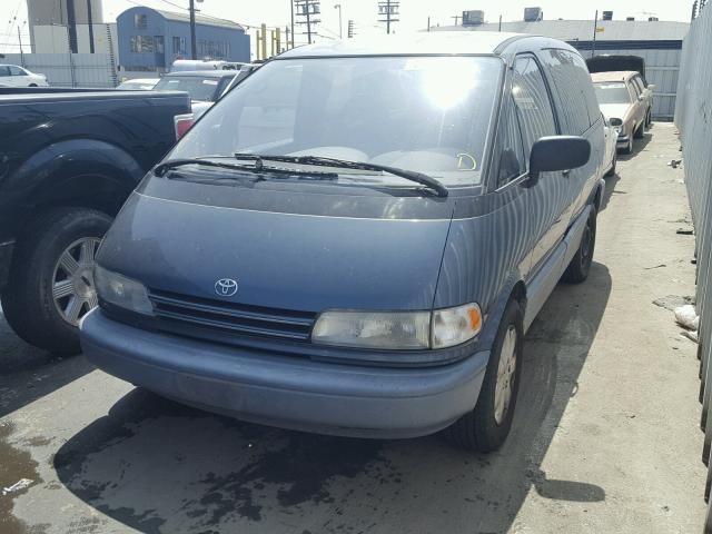 JT3AC12R1P1088675 - 1993 TOYOTA PREVIA LE BLUE photo 2