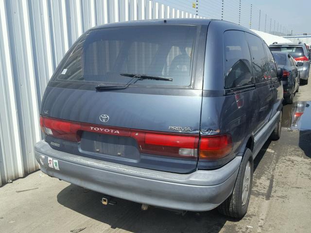 JT3AC12R1P1088675 - 1993 TOYOTA PREVIA LE BLUE photo 4