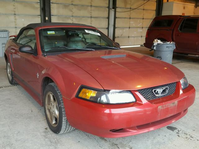 1FAFP44492F239711 - 2002 FORD MUSTANG RED photo 1