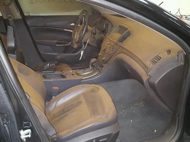 2G4GS5EC1B9195670 - 2011 BUICK REGAL CXL BLACK photo 5