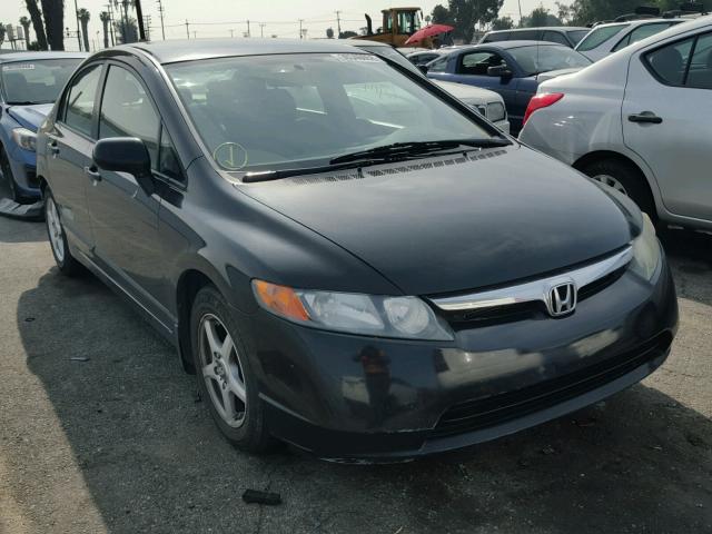 1HGFA46508L000271 - 2008 HONDA CIVIC GX BLACK photo 1