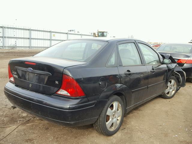 1FAFP34383W283301 - 2003 FORD FOCUS SE C BLACK photo 4