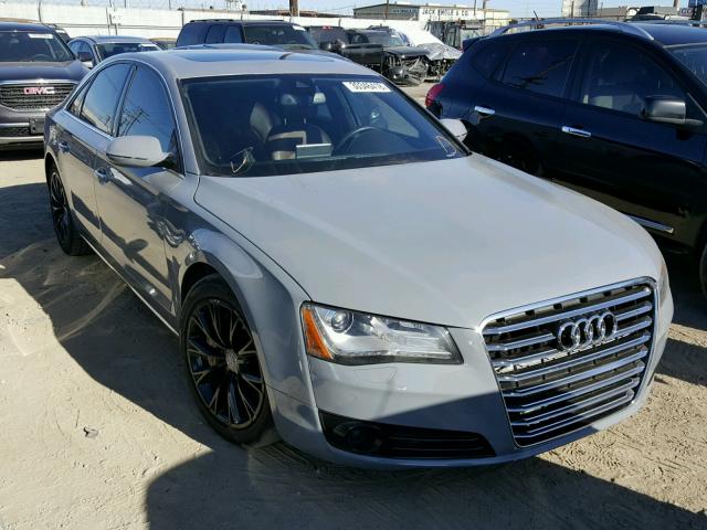 WAUAVAFDXBN001164 - 2011 AUDI A8 QUATTRO GRAY photo 1