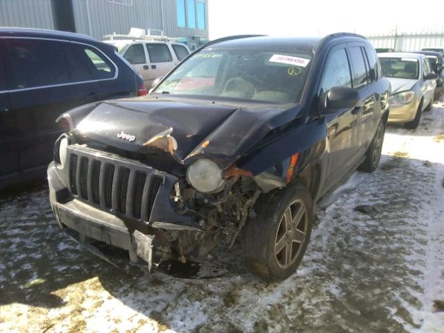 1J4FF47B59D166859 - 2009 JEEP COMPASS SP BLACK photo 2