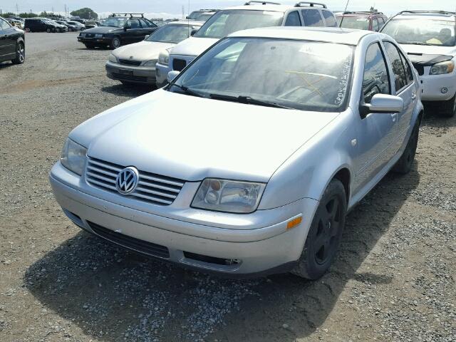 3VWSE69M12M140025 - 2002 VOLKSWAGEN JETTA GLS SILVER photo 2