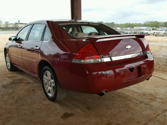 2G1WU58R379131849 - 2007 CHEVROLET IMPALA LTZ RED photo 3