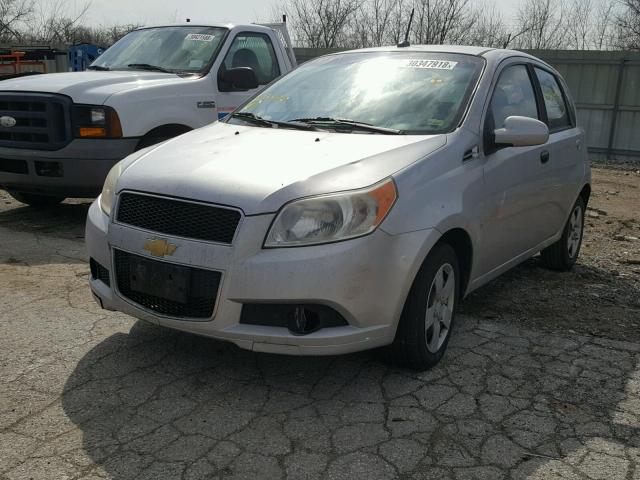 KL1TD66E29B364470 - 2009 CHEVROLET AVEO LS 银色 照片 2