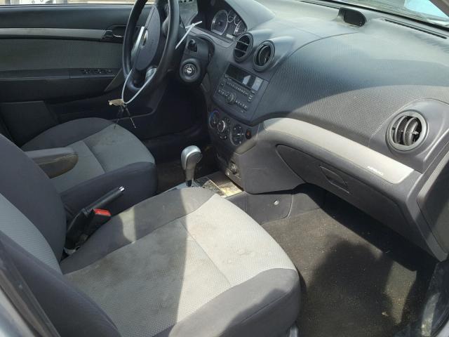 KL1TD66E29B364470 - 2009 CHEVROLET AVEO LS 银色 照片 5