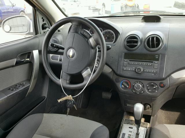 KL1TD66E29B364470 - 2009 CHEVROLET AVEO LS 银色 照片 9