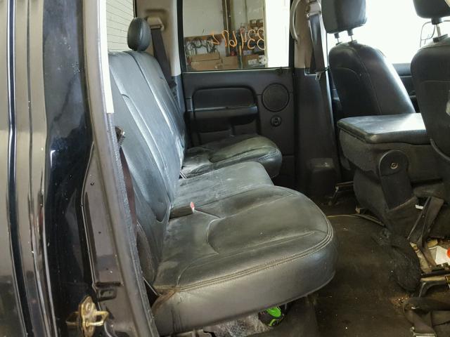 3D7KA28D64G159184 - 2004 DODGE RAM 2500 S Սև լուսանկար 6