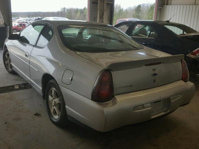 2G1WW12E939165166 - 2003 CHEVROLET MONTE CARL 银色 照片 3