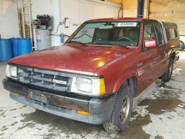 JM2UF3135P0351650 - 1993 MAZDA B2200 CAB RED photo 2