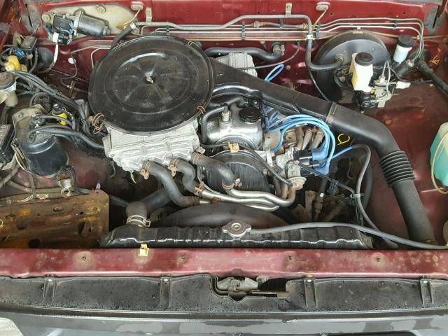 JM2UF3135P0351650 - 1993 MAZDA B2200 CAB RED photo 7