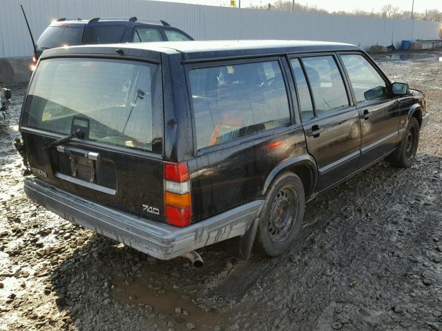 YV1FW8835N2358724 - 1992 VOLVO 740 BLACK photo 4