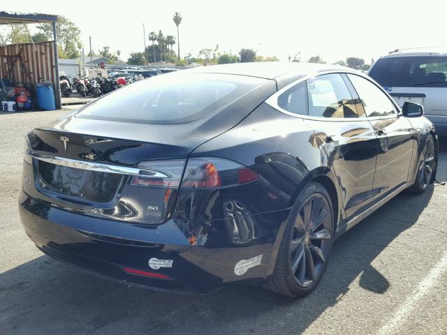 5YJSA1E1XGF152912 - 2016 TESLA MODEL S BLACK photo 4