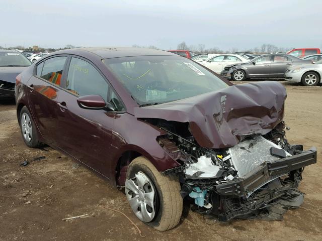 3KPFK4A70JE171413 - 2018 KIA FORTE LX PURPLE photo 1